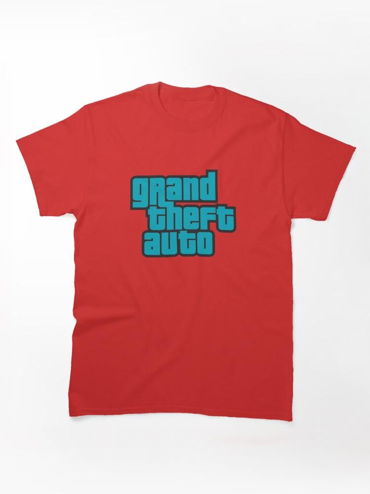Grand Theft Auto GTA Grand Theft Auto Logo Cool Blue Classic T-Shirt