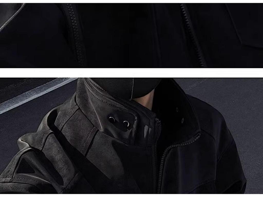 Men's PU Leather Jacket - High-End Retro Stand-Up Collar for Spring & Autumn