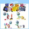 Paw Patrol Redningsracere 4-pakning Ekte Rullende Hjul Kjæledyr Actionfigurer Bil Leketøy