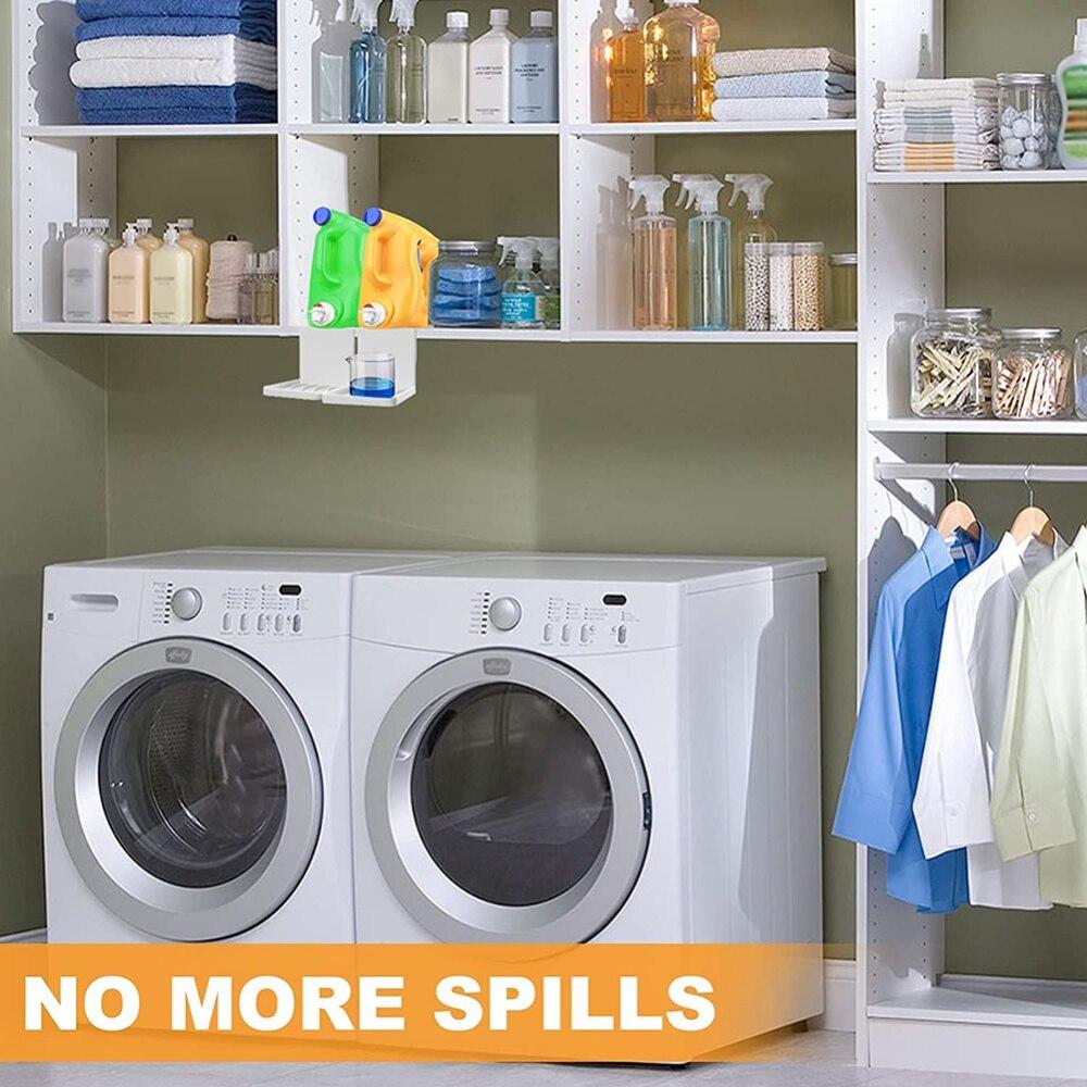 2pcs Laundry Detergent Drip Cup Holders Fits Most Economic Sized Bottles