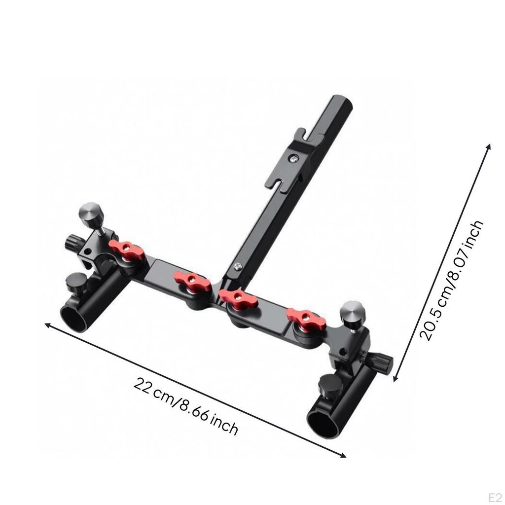 Dual Fishing Rod Holder Sturdy Bracket for Anglers