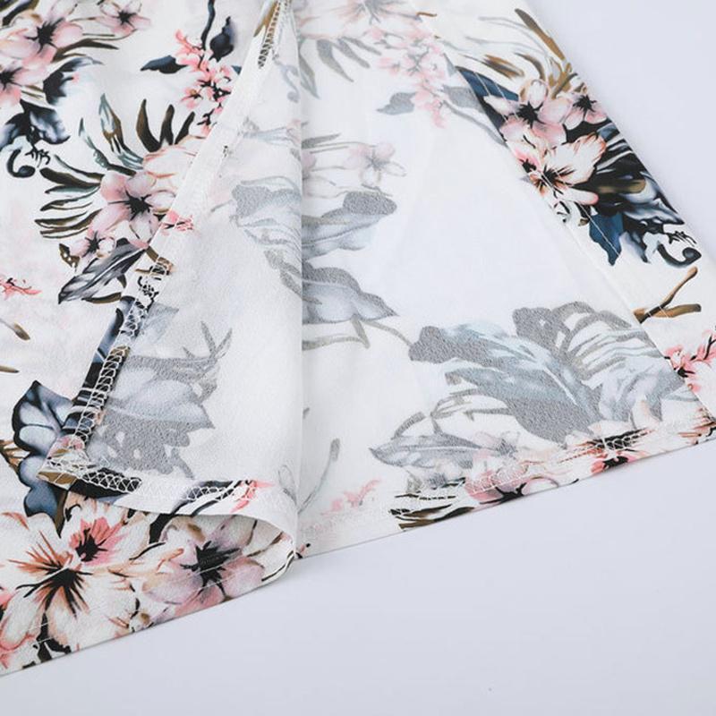 Elegant Women's Flower Print Sleeveless Boho Beach Long Dress For Effortless Style