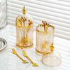 Fruit Fork Holder Household Modern Food Storage Canister Clear Storage Jars for Pantry Dining Room Kitchen Tabletop Bar