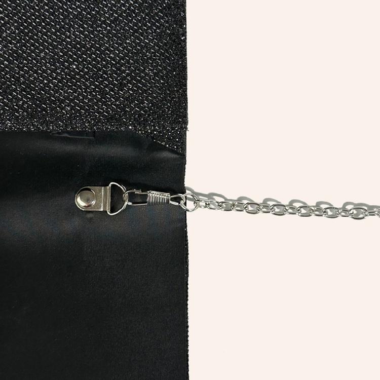 Clutch Purses Sparkling Party Handbag Glitter Party Wedding Handbag with Chain