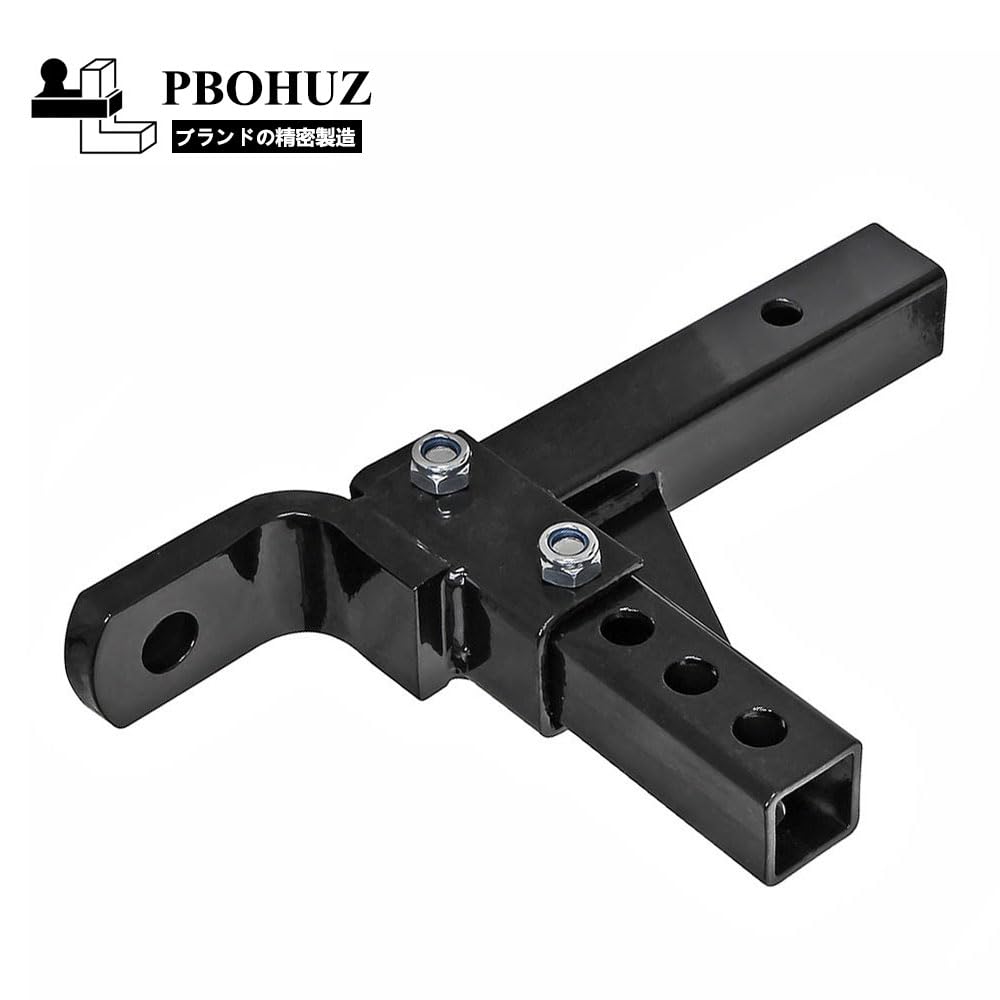 PBOHUZ Remorcă Drop Receptor Metalic Durabil Picior de Remorcă Reglabil Suport Bilă pentru Camioane Remorcă Drop Hitch Hitch, 10" 2" -