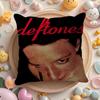 Band D-Deftones Cushion Cover Summer Coolness Linen Fabric Double-Sided Printing Pillow Case Sofa Home Decor Gift