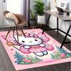 Office Rug Hello Kitty, Fairy Anti-Slip Rug, Machine Washable for Living Room, Bedroom, Office, Multiple Sizes, Bedroom Mat, Decorative Mat, Durable M