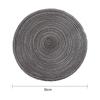 1pcs Woven Round Placemat Table Mat Pad Heat Resistant Bowls Coffee Cups Coaster Tableware Mat Home Decoration Kitchen Tool