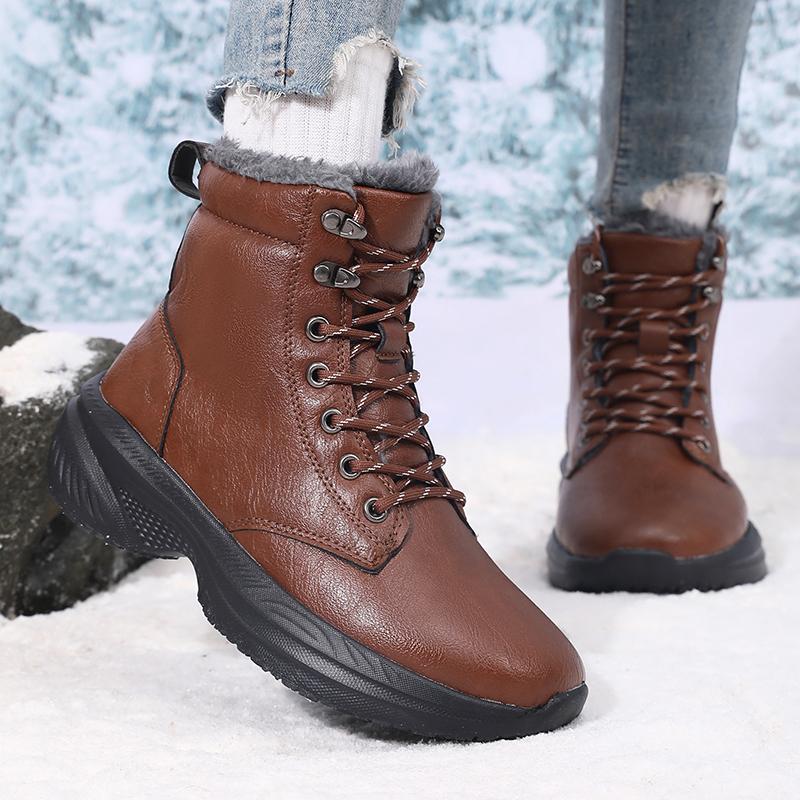 Women'S Winter Shoes Designer Luxury Shoe Thick Soled Snow Boots Black Ankle Boots Men'S Hiking Boots Elegant Men'S Shoes