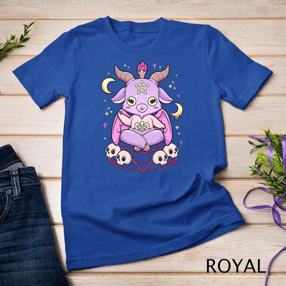Kawaii Pastel Goth Cute Creepy Krampus Unisex T-shirt 9 4XL