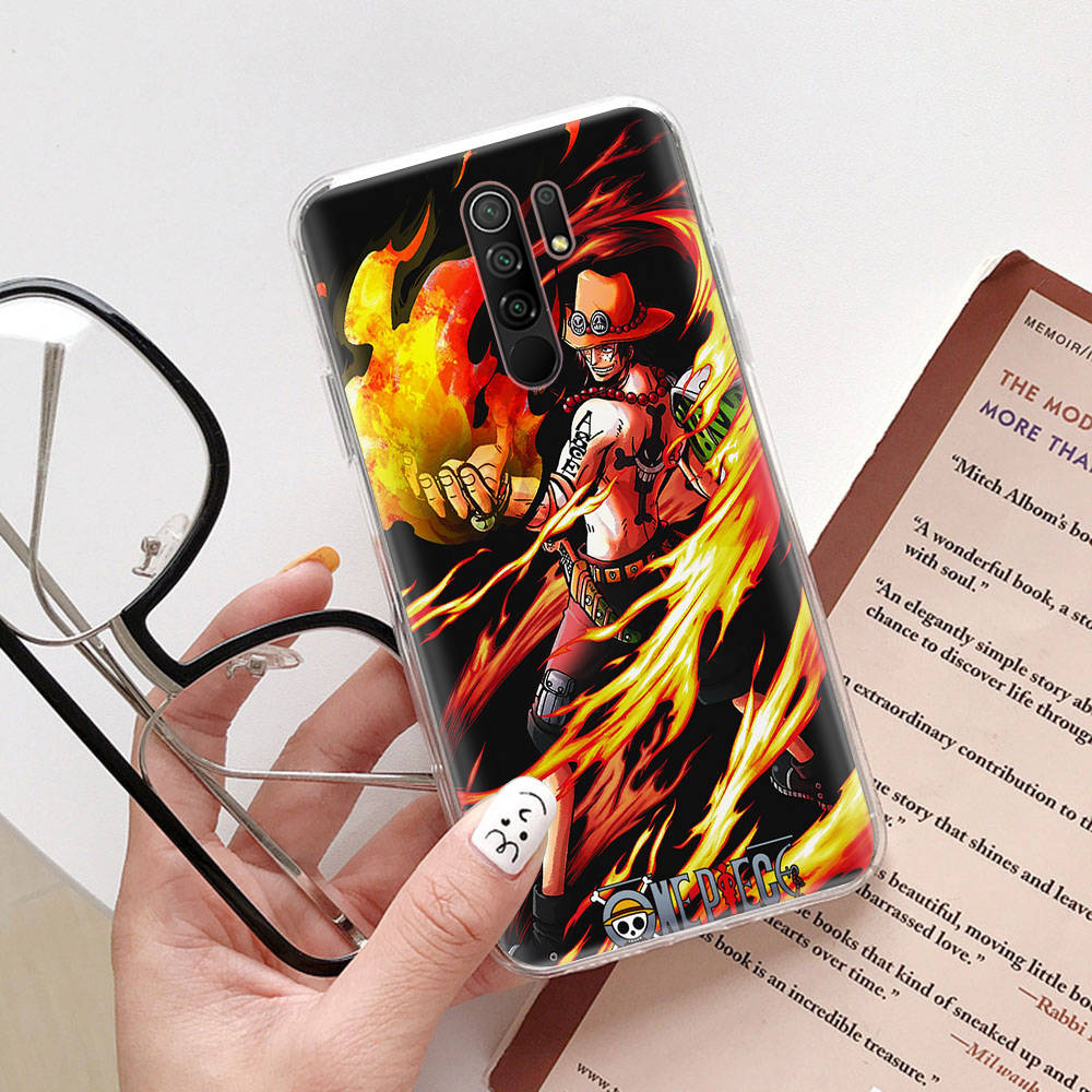 DT35 One Piece Ace Hülle für Samsung A04 A14 A23 A34 A54 M23 M33 M52 M53 Realme 10 9 C30S C35 C55 VIVO Y02S Y21 Y33S Y51 X80 Pro Klare Hülle