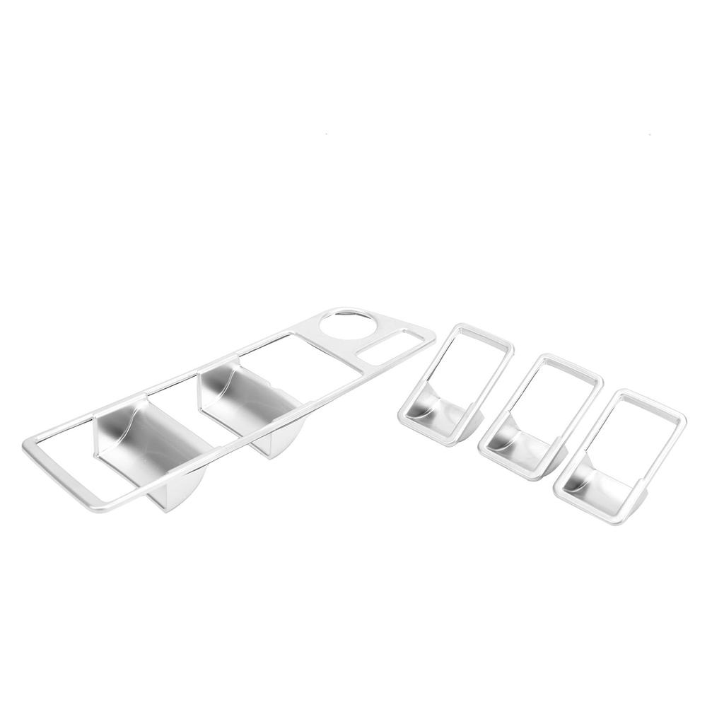 4Pcs Right Hand Drive Window Lift   Panel Decoration Cover Replacement Fit for Harrier Venza XU80 2020 2021