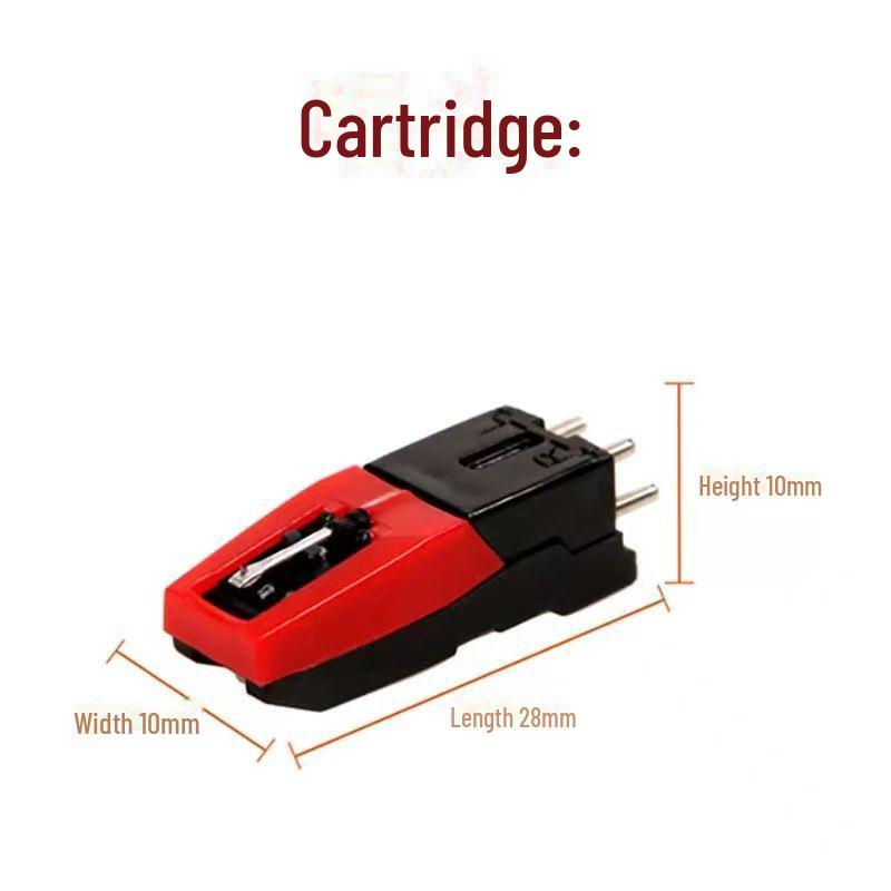 Ruby Phonograph Needle Head for LP Vinyl Record Player - Piezoelectric Ceramic Pickup