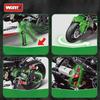 Tehnic  ZX-10R  Motocicletă Model de Mașină Blocuri Cărămizi MOC Oraș Cursă Motocicletă Jucării Cadouri Pentru Copii Copii 1005Pcs