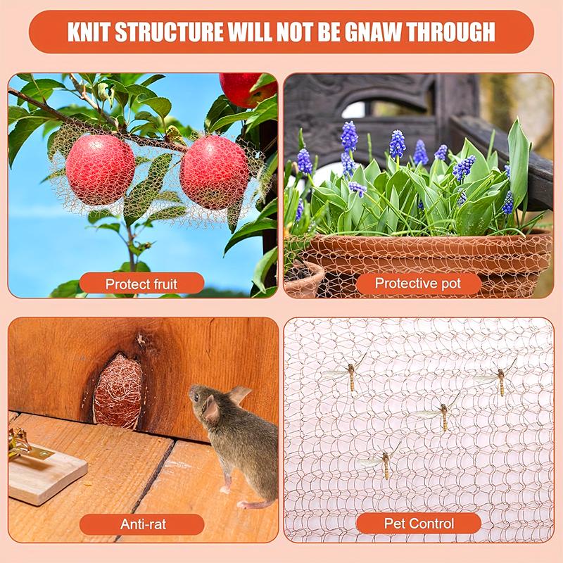 1 Roll Wire Cloth For Wall Cracks Rodent Proof Mesh Durable Pure Copper Filled Wire Mesh DIY Multiple Options Available