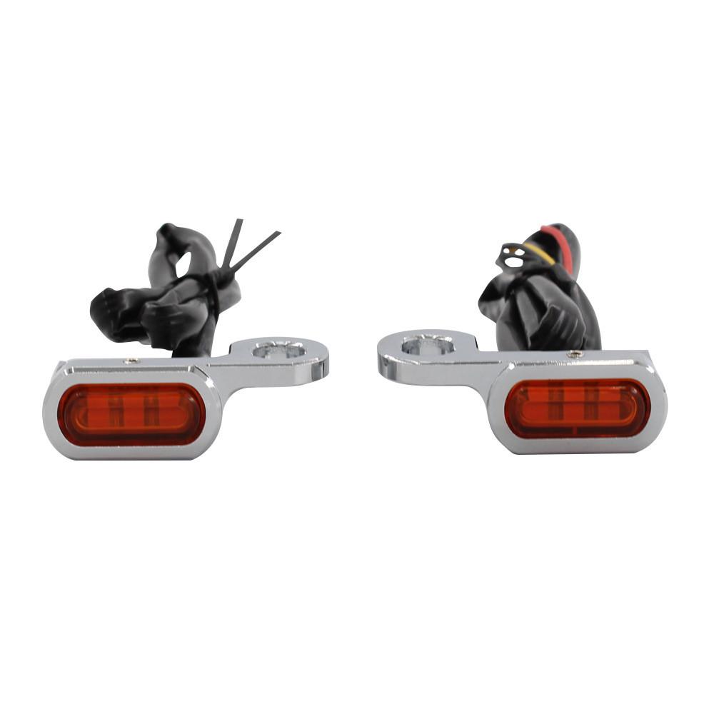 

Quality Premium Front Turn Signal For 2009 To 2020 Touring Motorcycles With Eyecatching Smoke And Chrome Colors Electroplated Orange