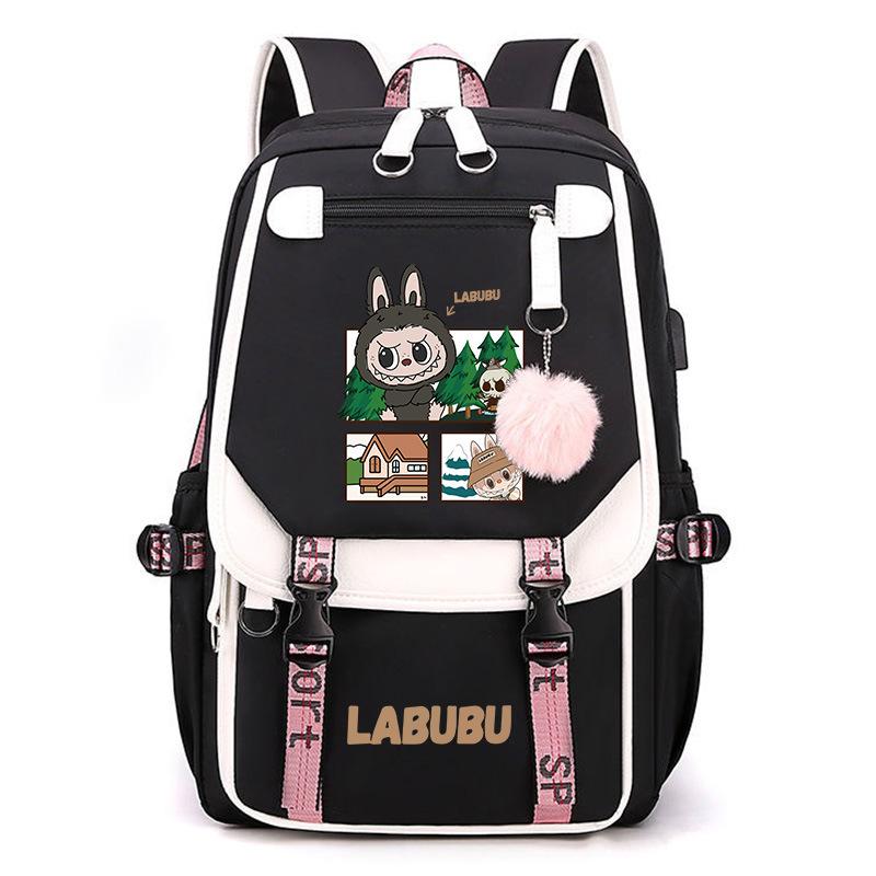 2024 New Labubu Labubu Primary School Schoolbag Boys 1236 Grade Boys Children Backpack