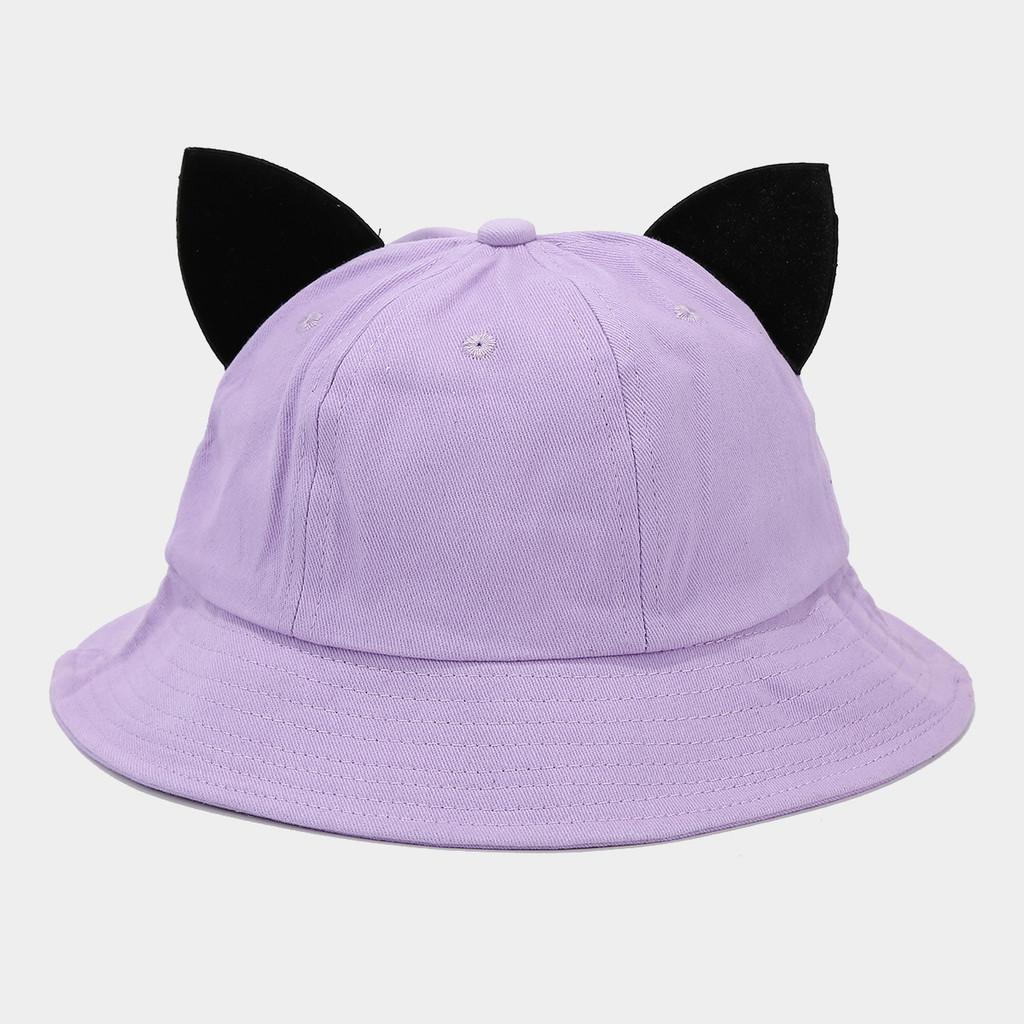 Cartoon Little Devil Ears Cap With Sun Protection For Kids Summer Fashion