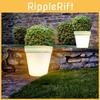 Waterproof Outdoor Solar Garden Flowerpot Light For Courtyard Balcony Decoration