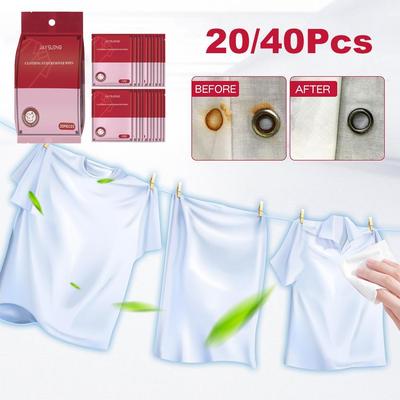 Salviette Umidificate Rimuovi Macchie per Abbigliamento Multifunzionali Senza Risciacquo e Rimuovi Macchie per Giubbotti in Piuma, Cotone, Pelle
