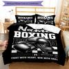Set Biancheria da Letto Boxe con Nome Personalizzato 3 Pezzi Copripiumino Chiusura Include 1 Copripiumino e 2 Federe, Morbido e Confortevole per Tutte le Stagioni.