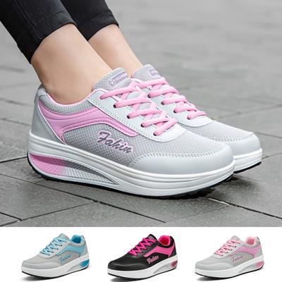 Women's Soft Bottom Casual Shake Shoes Fashion Breathable Ladies Sport Shoes Running Sneakers
