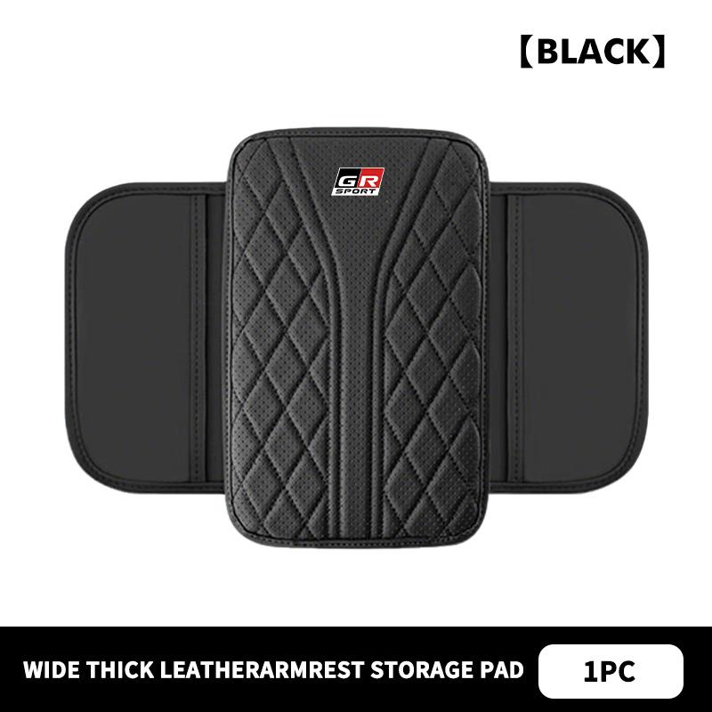 For Toyota Car Armrest Box Pad Auto Protective Armrest Mat Storage Bag GR Sport Camry Prius Auris Crown Yaris Corolla CHR Avalon