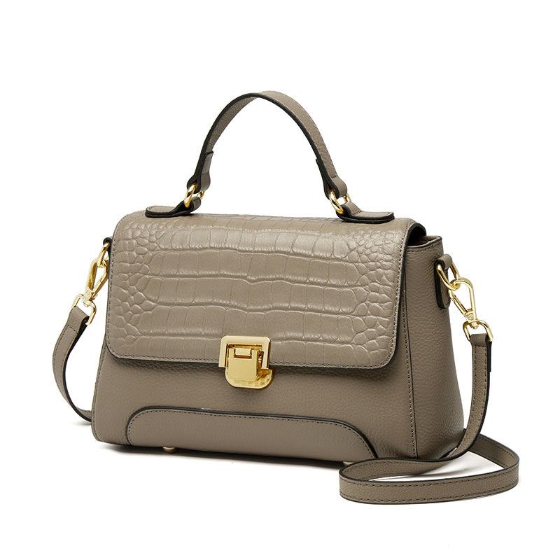 Leather Women's Bags, Spring Bags, Versatile and High-end, Ladies' Handbags, Commuter Crossbody Single-shoulder Bags