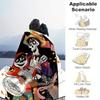 1 Stück, Coco Decke Cartoon Überwurfdecke, Weiche Bettwäscheabdeckung, Geschenk für Freund, Outdoor-Decken, Wohnzimmer