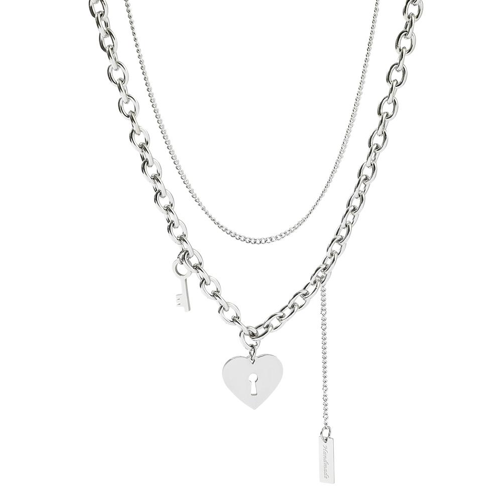 Fashion Luminous Pearl Chain Necklace 