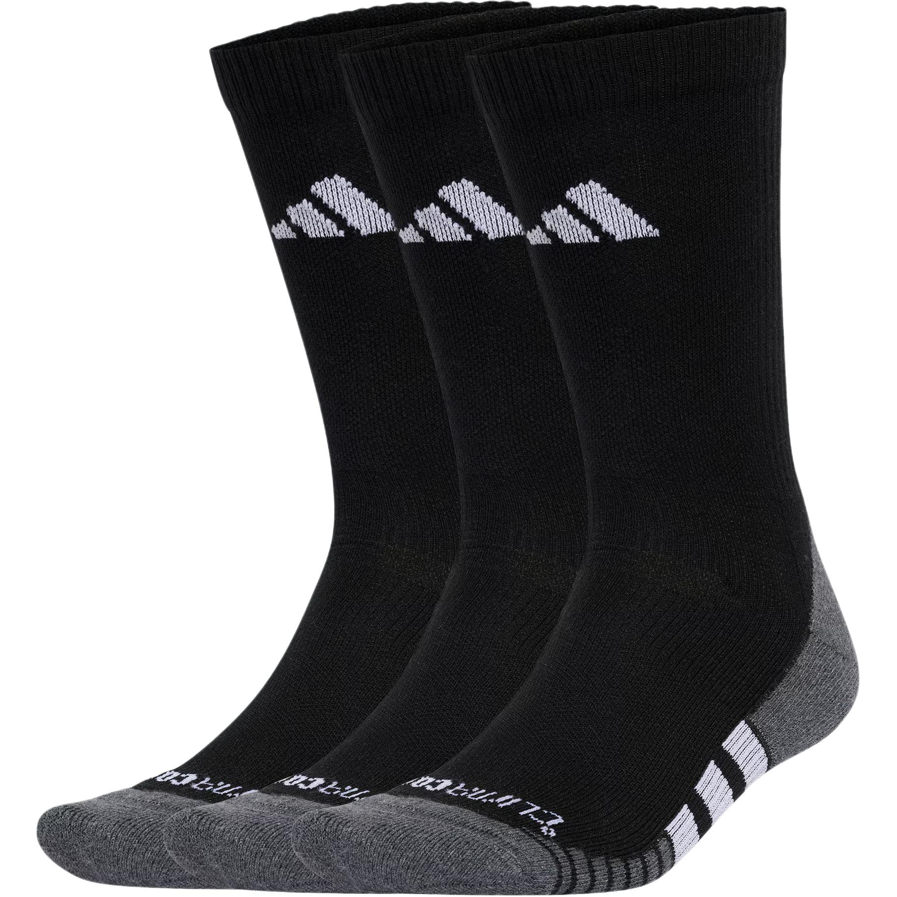 Adidas PRF C CC CRW 3P Crew Socks Unisex 3 Pack Black/White JC6411 M