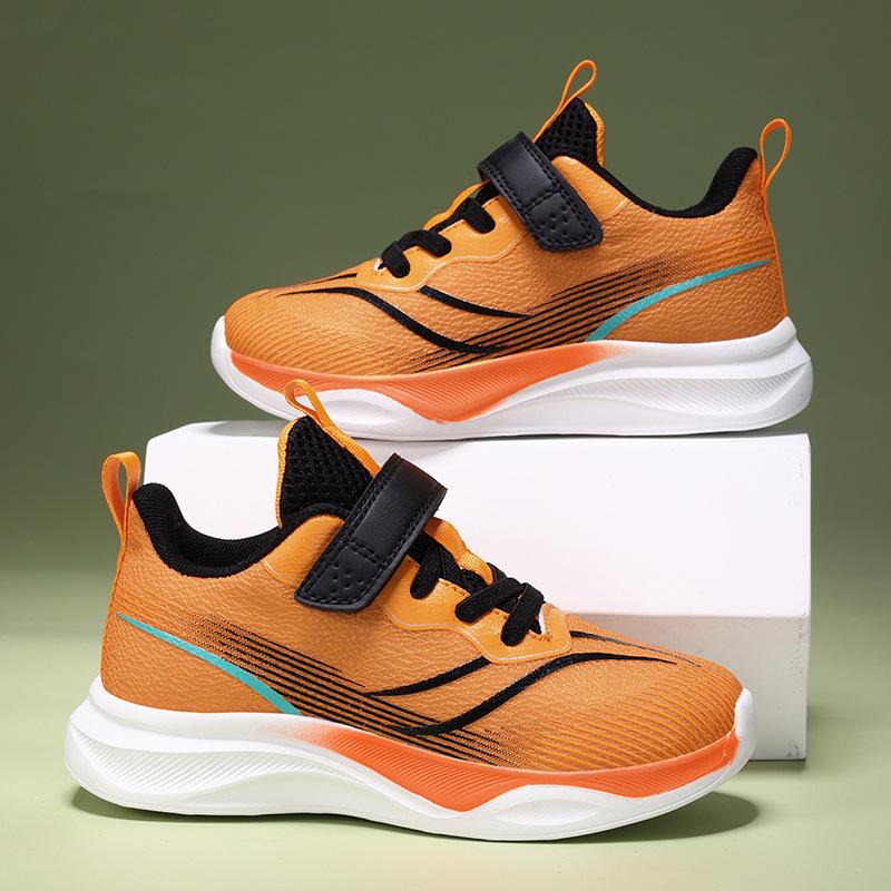 Adolescents, middle-aged and older children, boys, children's shoes, shoes 2025 sports shoes, spring and summer big red basketball shoes, new models
