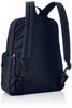 Recycled Double Pocket Navy [Isaac] Backpack, Nylon, Backpack, Women's,