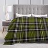 Warm Blanket Child Travel Yellow Tartan Bedding Throws Flannel Bedspread For Home Decor Novelty Sofa Bed Cover