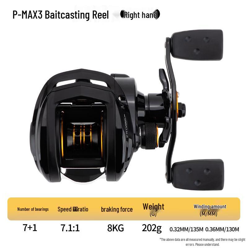 DEUKIO P3 Lure Baitcasting Fishing Reel