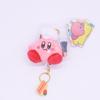 Cross Dressing Kirby Mini Telescopic Keychain Small Pendant Plush Pendant