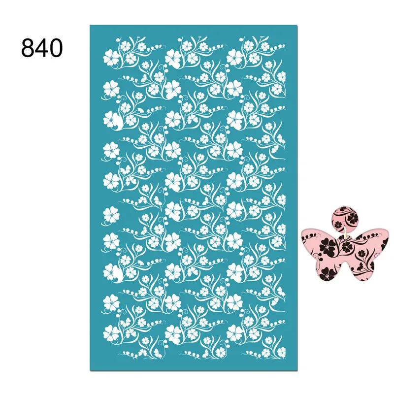 Silk Screen Stencils for Polymer Clay 29 Styles Silk Screen Printing Tool for Polymer Clay Stamp Embosser Earring Jewelry Making