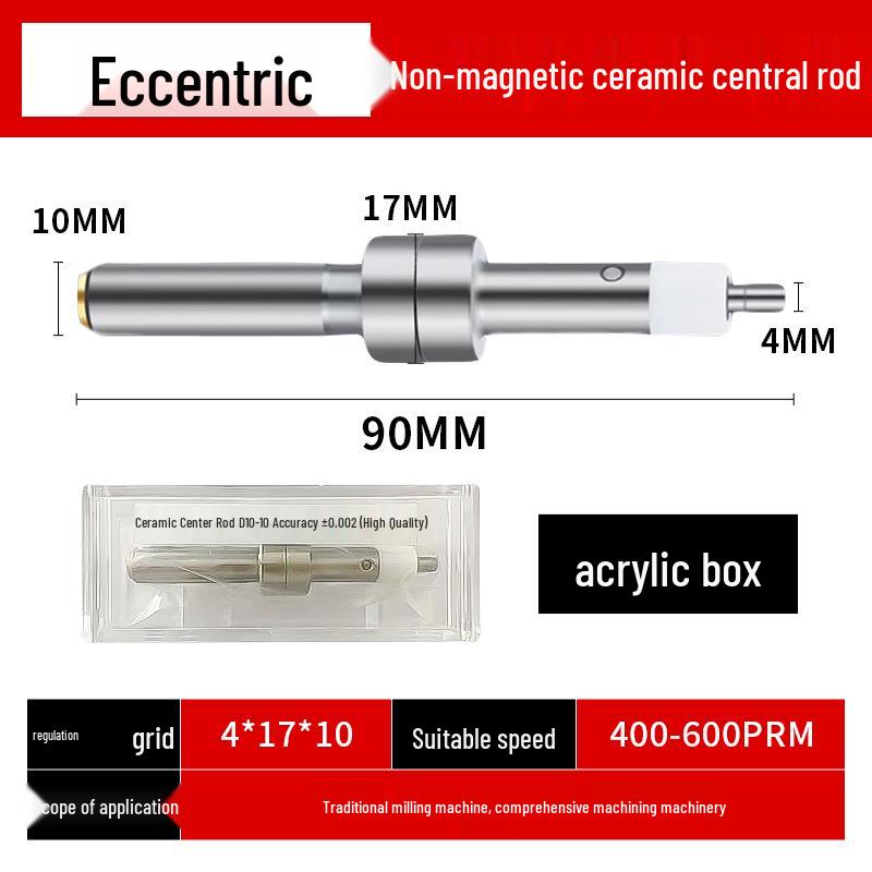 High-Precision Non-Magnetic Ceramic Optical CNC Edge Finder Tool