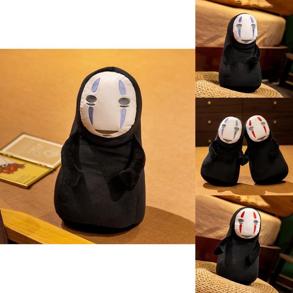 Plyšová hračka No Face Man ze Spirited Away s krátkým vlasem Pro sběratele a jako dárek