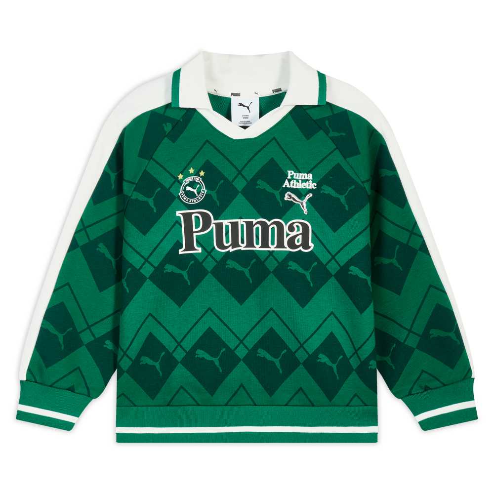 Puma T7 Series Long Sleeve Pullover Sweatshirt Kids tops 951096-01 150