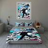 Anime manga collage Bedding Duvet cover sets Duvet covers Pillowcases gifts (1 * Duvet Cover 2 * Pillowcases, without duvet insert)