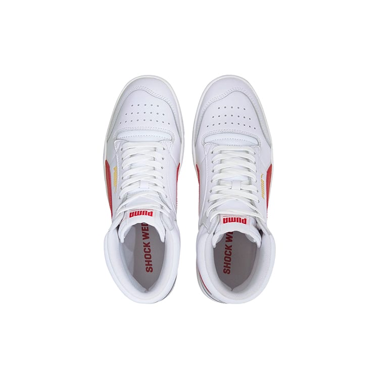 Puma Ralph Sampson Mid 'White High Risk Red' 370847-15