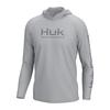 HUK Outdoor Hooded Sun Protection Fishing Shirt - UV Guard & Milk Silk for Comfort