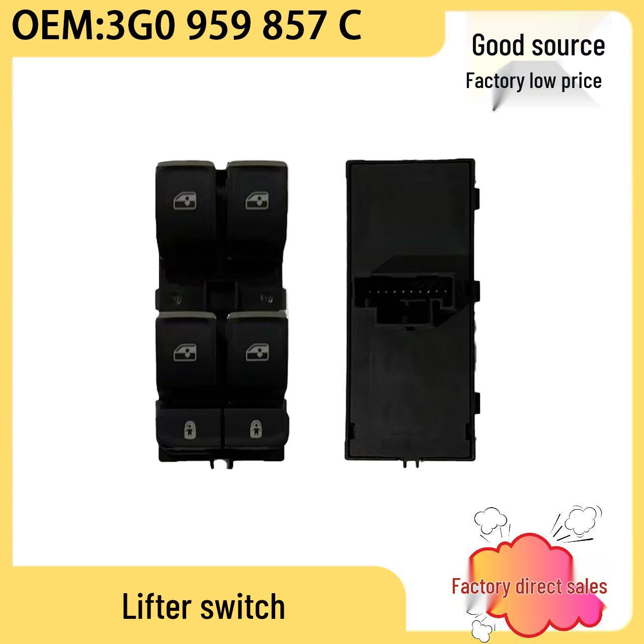 Power Window Switch 3G0959857C for 2018 Volkswagen Touareg (Driver s Side) Mai Xiang
