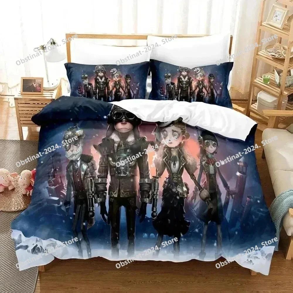 3d Anime Game Identity V Bedding Set Printed With Pillowcase Bed Duvet Cover Soft Single Double Queen Super King Size Boys Adult