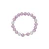 Natural Crystal Bracelet Women'S Round Beads 8Mm Beads Beaded Purple Lithium Moonstone Bracelet Diy Jewelry