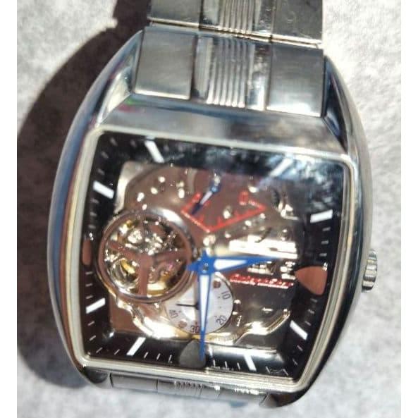 Used Orient Star Retro Future Car Model Working Back Skelton Automatic Winding Working