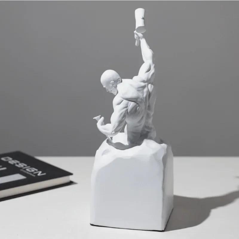 Moderne Kunstfiguren Skulpturen, Heimdeko, Wohnzimmer, Schnitzerei, Inspirierende Weiche Dekoration, Selbst modellierende Figuren Skulpturen