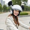 2 Stück/Set Selbstklebende Motorradhelm-Zöpfe Motorradhelm Krieger-Zopf für Motorrad