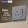 Smart Switch Panel Mesh2.0: Wireless Remote Four-way Dual Control, Pre-connected To Mijia App